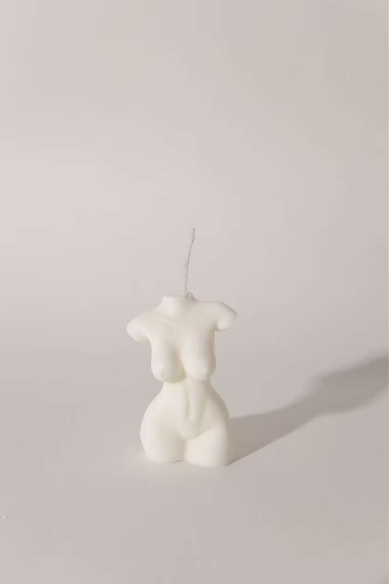 Female body candle